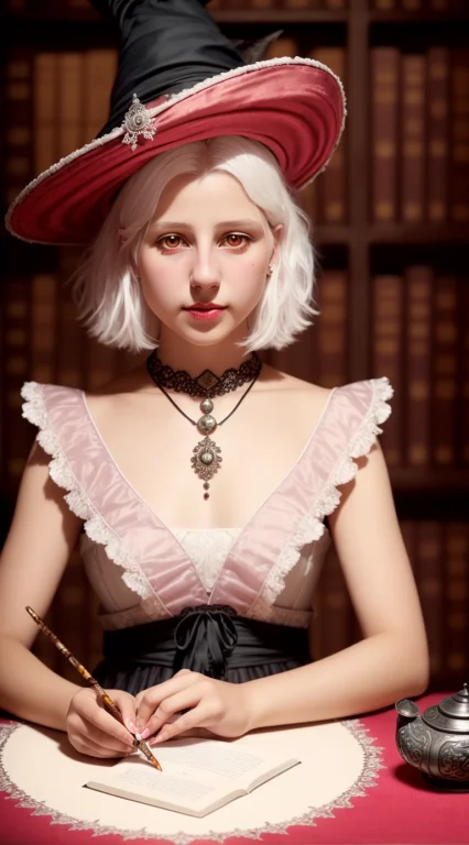 Tiktok Photography Of A Sitting Witch And Her Cattiger10, Re...