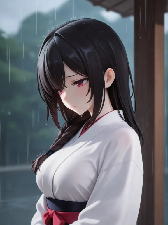 Masterpiece, Best Quality, Rain, Sad, Aesthetic