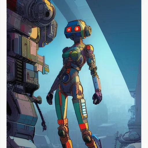 An Cyborg, Complexla Style, Nvinkpunk, Marioalberti Artstyle...