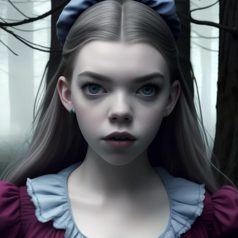 Anya Taylor-joy, Alice In Wonderland, Horror, Forest, Fog, T...