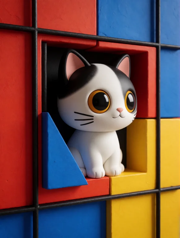 A Gorgeous Cinematic 3d Animation Movie Still Of An Avant-ga...