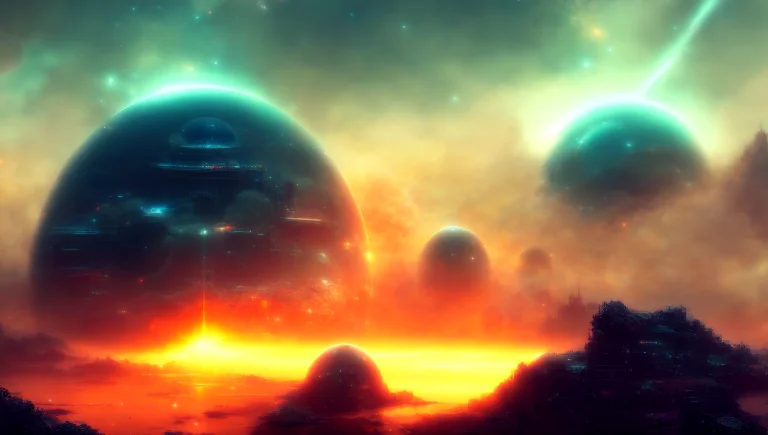 Photo, Scififantasy4 A Planet-wide Disaster Caused By Advanc...