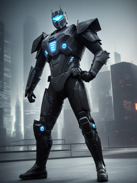Hyperrealistic Acsonometric Dark Photoshot Of Full Body Intr...
