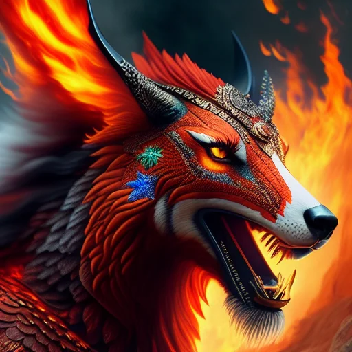 Dreamlikeart Fire Star, Insane Details, Intricate Details, H...