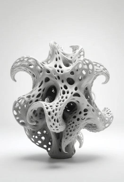 8k, Raw Digital Photo, An Octopus Made Of Gyroid Structure,...