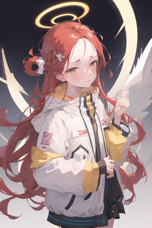 1girl,yuzu,yuzuhalo,red Hair,hypernetn-lam21.0