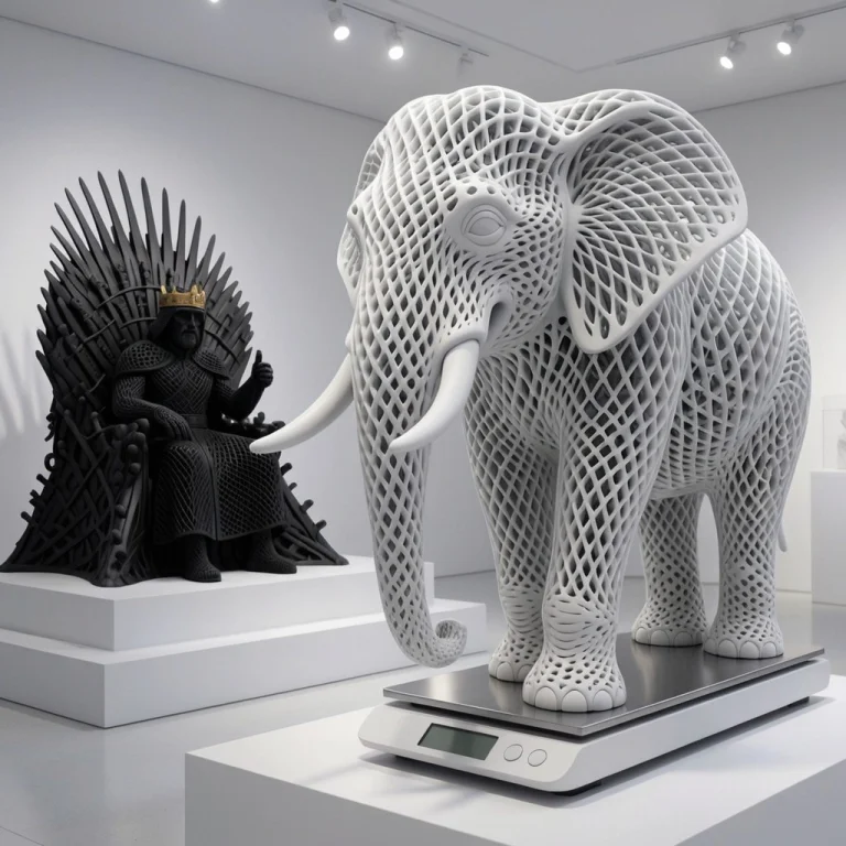 A Animated, High-end Cinematic 3d Render Set In A Pristine W...