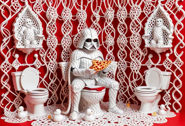 Lazypos, 1boy, Gyroid Lattice Darth Vader, Lattice Vader Hel...