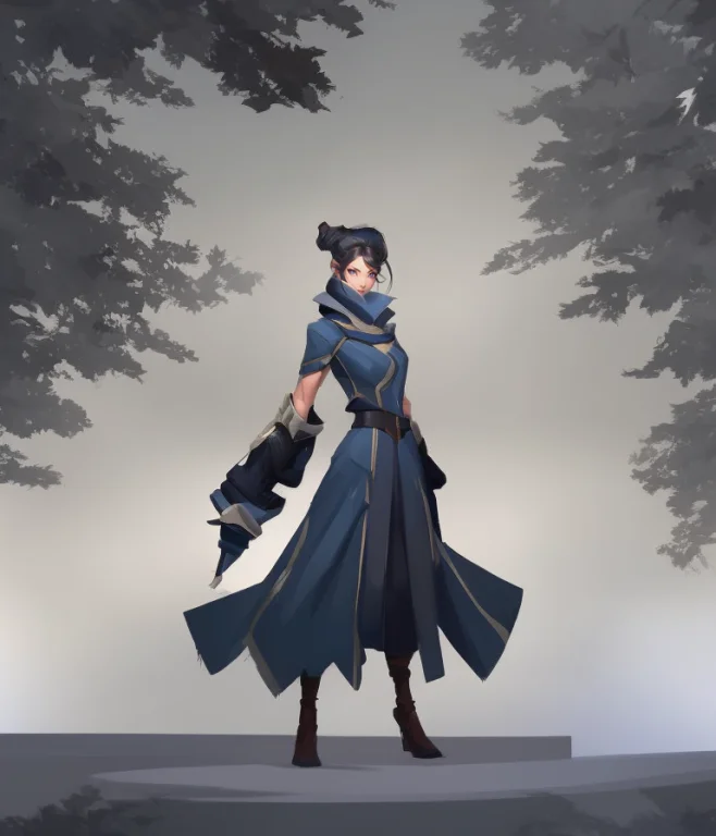 Professional, Anime Style, Charhelper, Beautiful Young Asian...