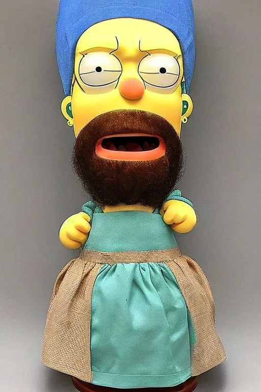 Homer Simpson As Dollzy2, Very Detailed, Clean, High Quality...