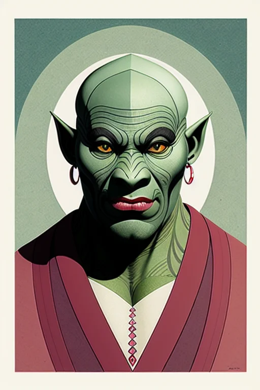 Portrait Of An Orc, Detailed, Intricate, Elegant, Highly Det...
