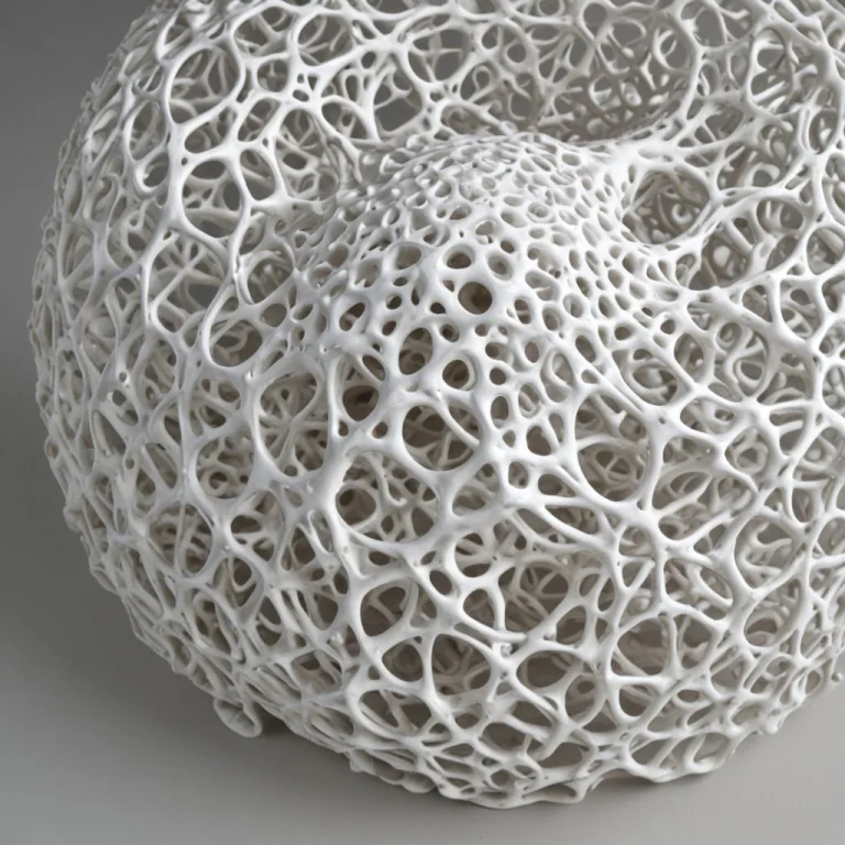 An Octopus Formed Entirely From A Gyroid Lattice, Continuous...
