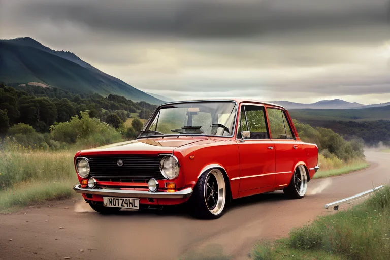 Realistic Photo A Stance Low Rider Car Vaz2101, By Jeremy Li...