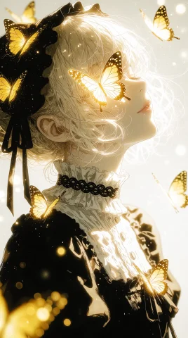 Njsw33t,zidiusart, Anime Illustration, Side Profile Portrait... — Stable Diffusion AI Prompt: @NJSW33T,zidiusArt, Anime illustration, side profile portrait of a beautiful gen...