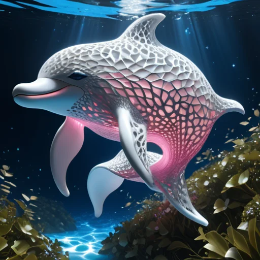 Masterpiece, Best Quality1.2, Three Majestic Dolphins Constr...