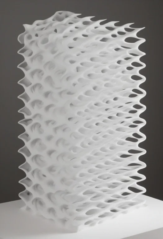 A Mesmerizing Octopus Entirely Constructed From A Continuous...