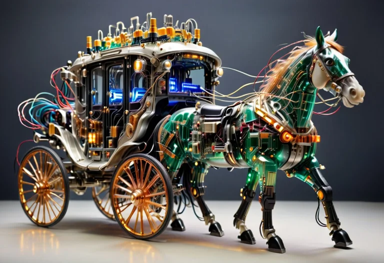 Transistors Horse Carriage