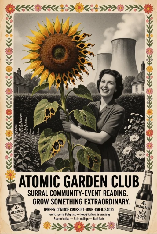 Grn32, Heavy Analog Film Grain, Broadside Poster, Surreal Co...