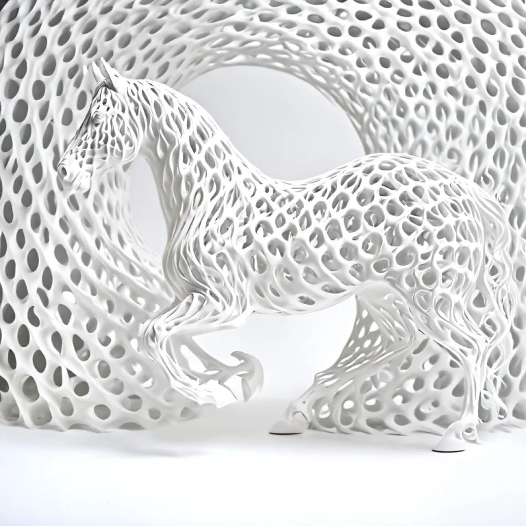 A Galloping Horse Caught In Motion, Transformed Into A Conti...