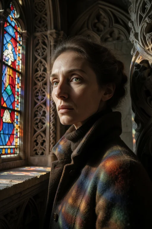 4. A Majestic, Photorealistic Portrait Of A Woman With A Pro...