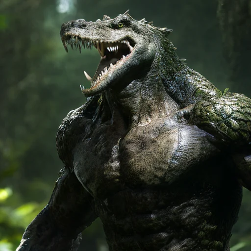 Fkingscifiv2, Werecreature, Werecrocodile, Crocodile, Large...