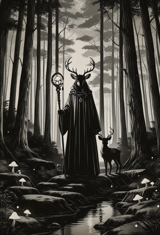 Solo, Best Quality, Da0klfe, Monochrome, Furry, Anthro, 1gir...