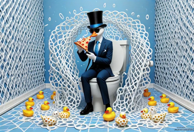 Lazypos, Duck, Top Hat, Business Suit, Necktie, Sunglasses,...