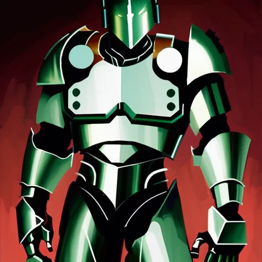 Sci-fi Metal Plate Armor On Black Background, By Greg Manche...