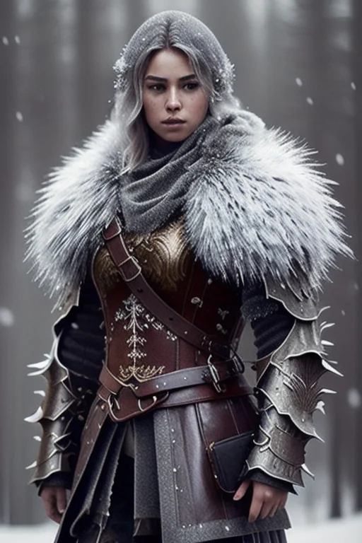 Bunny, High Ornamented Light Armor, Fluffy Fur, Foggy, Wet,...