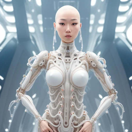 Young Asian Woman, Iris Van Herpen, Beautiful Face, Perfect...