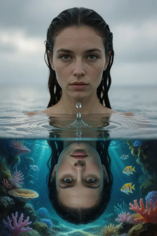 12. Magical Realism Photography, Head-and-shoulders Of A 28-...