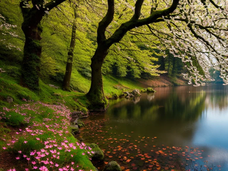 An Extremely Detailed Photo Of Czech Nature Scenery, Surreal...