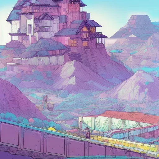 A Scenery ,complexla Style, Nvinkpunk, Marioalberti Artstyle...