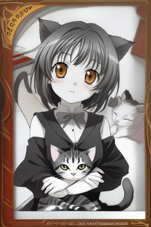 Kitten, Anime Coloring