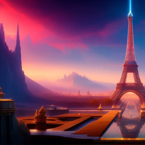 The Eiffel Tower, By Stanleypesso15 — Stable Diffusion AI Prompt: The Eiffel Tower, by StanleyPesso15