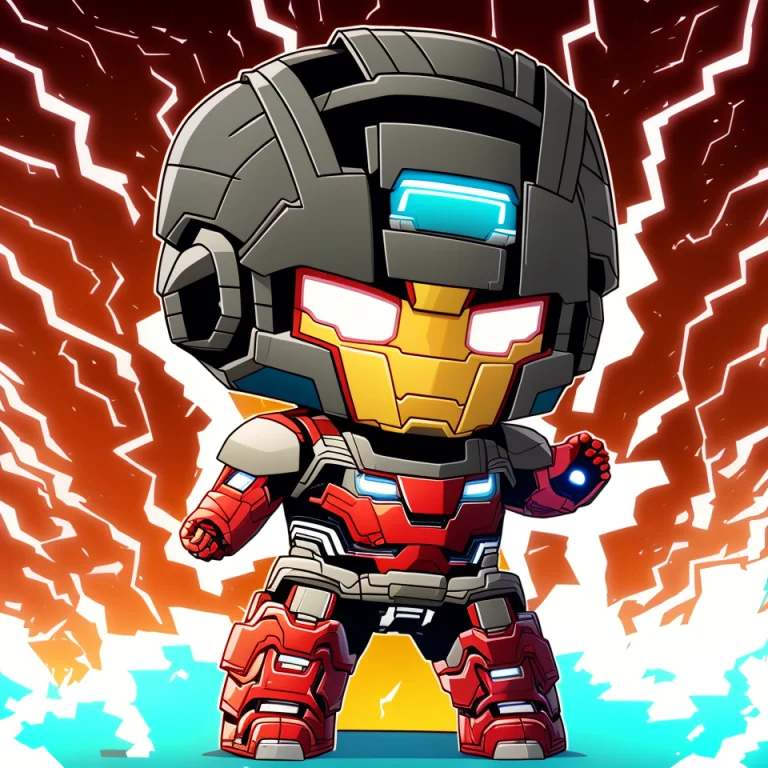 Masterpiece, Iron Man Standing Menacingly On A Dark Backgrou...