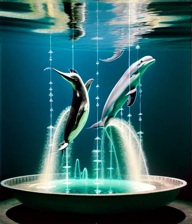 Waterworksv2-5000.4 Water Shooting Up From Water Fountain, D...