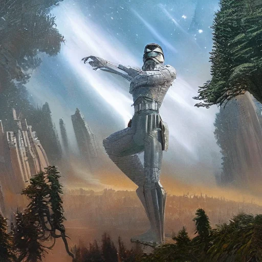 Ralph-mcquarrie Style, Ancient Greek Architecture Done In A...