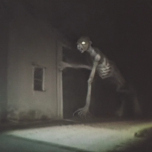 Abandoned Building At Night, Creature Crawling Around Loraff...