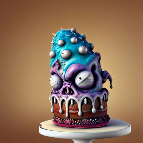 Foodcrit Cute Cake — Stable Diffusion AI Prompt: food_crit cute cake