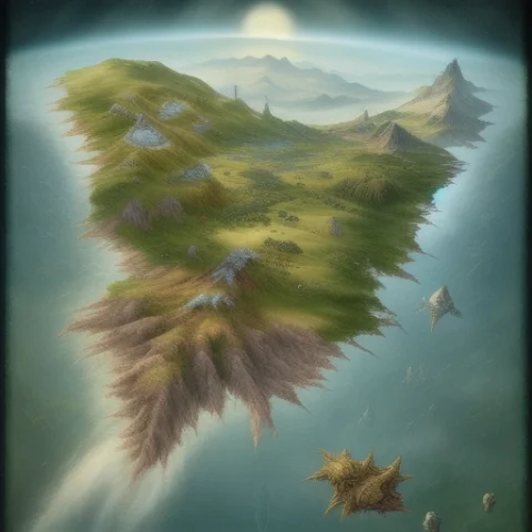 Interplanar Gabertallana, Land, High Fantasy — Stable Diffusion AI Prompt: Interplanar Gabertallana, Land, high fantasy