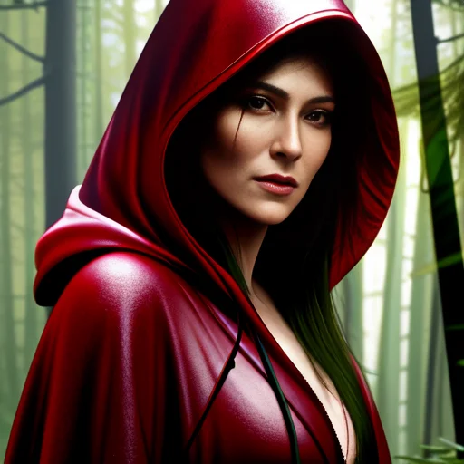 Close-up Portrait Of Newlaracroft In A Forest, Backlight, Re...