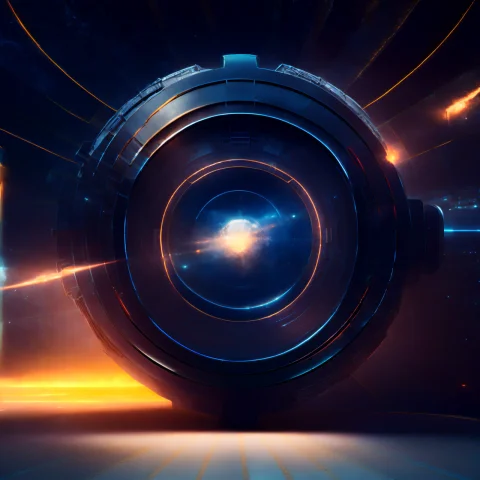 Photo Of A Malfunctioning Time Machine Creates Alternate Tim... — Stable Diffusion AI Prompt: photo of a malfunctioning time machine creates alternate timelines, (to8contrast...