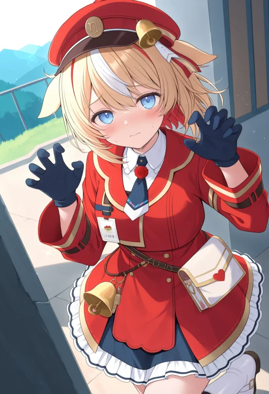 1girl, Solo, Szt1.0, Suzunatsuzuri, Blonde Hair, Multicolore...