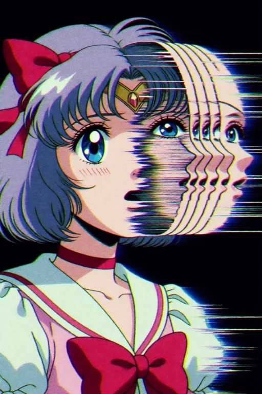 Dcfrcanma. Magical Girl. Facial Motion Smear, Speed-stretche...