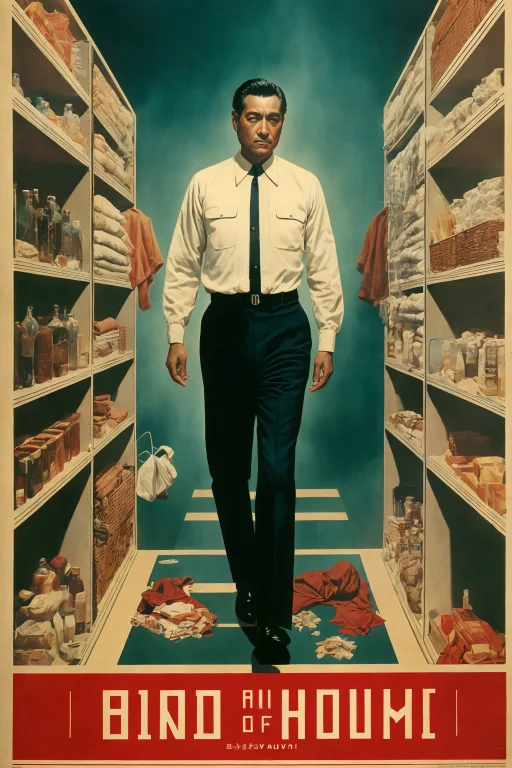 Vintage Theatrical Movie Poster Art, Cinematic Film Still Of...