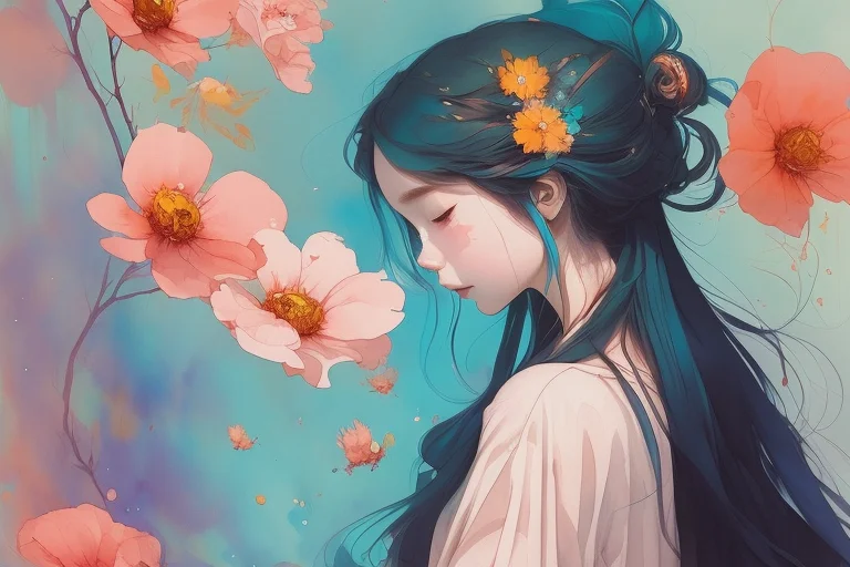 Award Winning Digital Artwork1.3 Of Screen Print1.3,peaceful...