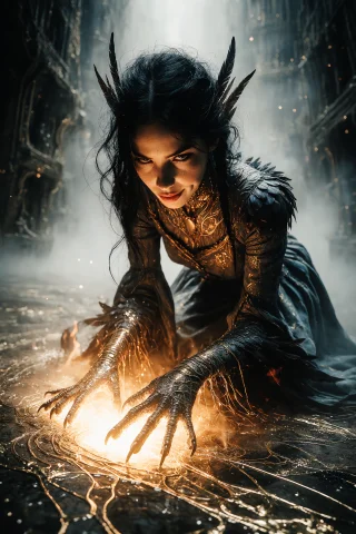 A Classic Dungeons And Dragons Inspired Fantasy World With D... — Stable Diffusion AI Prompt: A classic Dungeons and Dragons inspired fantasy world with deep history and myth...