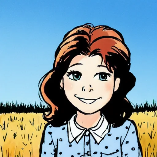 A Cartoon Melissa Gilbert, Art By Loracalvinandhobbes0.8