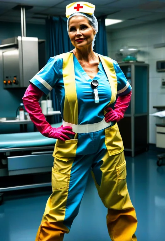 Legendary Armor Yoroiden Icu Nurse In Yellow Ppe Scrubs